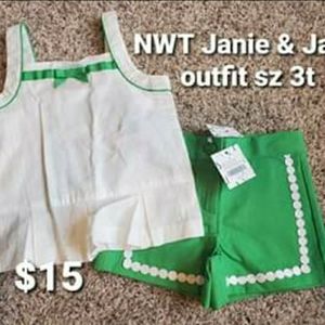 Janie jack outfit NWT